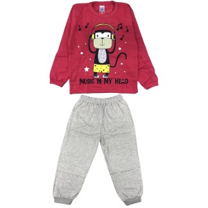 CONJUNTO ML INF FEM/MASC MOLETOM BASICO (AA) - (Campanha Ajudar é Amar - Doação)