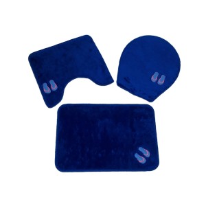 JOGO BANHEIRO C/3 OURO BORDADO