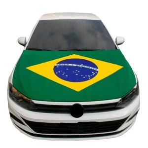 BANDEIRA BRASIL P/CAPÔ CARRO (TECIDO)