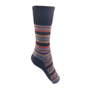 MEIA CASUAL MASCULINA LISTRADA SELENE