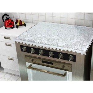 CAPA P/ FOGÃO 6 BOCAS RENDA