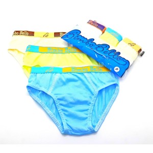 CUECA INFANTIL C/3 ELÁSTICO PERSONALIZADO