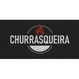 TAPETE CAPACHO CHURRASQUEIRA CHURRASCO VINILICO