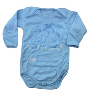 BODY MANGA LONGA C/3 MASCULINO ESTAMPADO JUNGLE