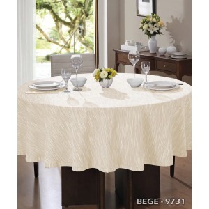 TOALHA MESA REDONDA CLEAN PASSION LISO - 8 LUGARES 2,00m