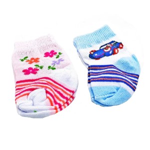 MEIA BEBÊ C/ESTAMPA ALGODÃO