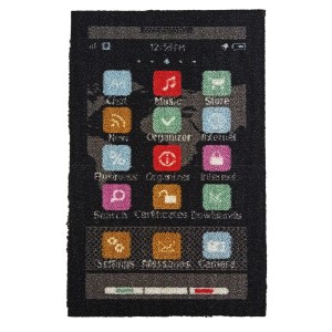 TAPETE CAPACHO ENTRADA PVC 60cm x 40cm