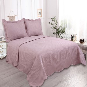 JGO COLCHA SOLTEIRO C/2 PEÇAS LISO PLAZA (150 FIOS)