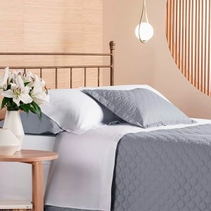 JOGO CAMA KING C/4 LISO PRIVILEGE (200FIOS) ANDREZA ENXOVAIS