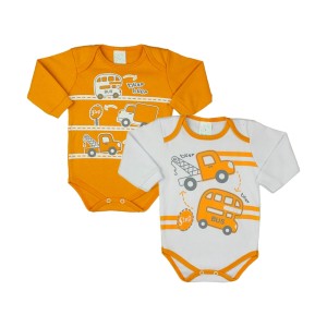 BODY ML C/3  MASC ESTAMPADO PETUTINHA