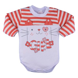 BODY ML C/3 FEM  ESTAMPADO PETUTINHA