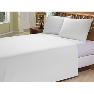LENÇOL SEM ELÁSTICO LISO SOLTEIRO MICROFIBRA - CAMESA