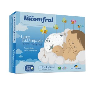 FRALDA LUXO C/5 ESTAMPADA