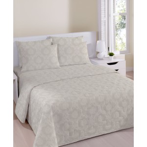 JOGO CAMA SOLTEIRO C/3 MICROFIBRA SONATA DAMASK (85G/M²) - BUETTNER