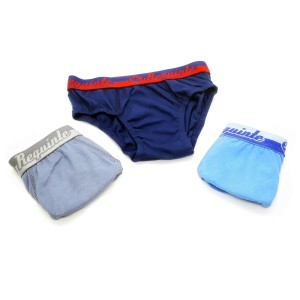 CUECA INFANTIL C/3 CÓS PERS SORTIDO  (Campanha Ajudar é Amar - Doação)