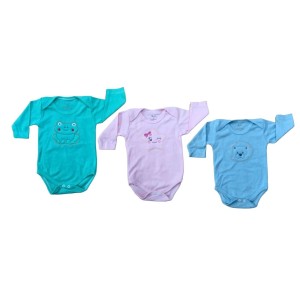 BODY MANGA LONGA SUEDINE O.P BORDADO-   (Campanha Ajudar é Amar - Doação)