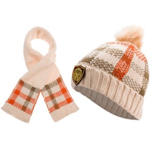 TOUCA C/CACHECOL INFANTIL XADREZ MZ0503