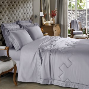 JOGO CAMA KING C/4 C/RENDA CRISTAL (300FIOS) - BUETTNER