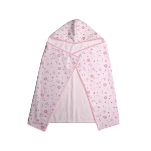 TOALHA BANHO C/CAPUZ ESTAMPADA - KARINHO  (Campanha Ajudar é Amar - Doação)