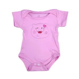 BODY MANGA CURTA SUEDINE BORDADO