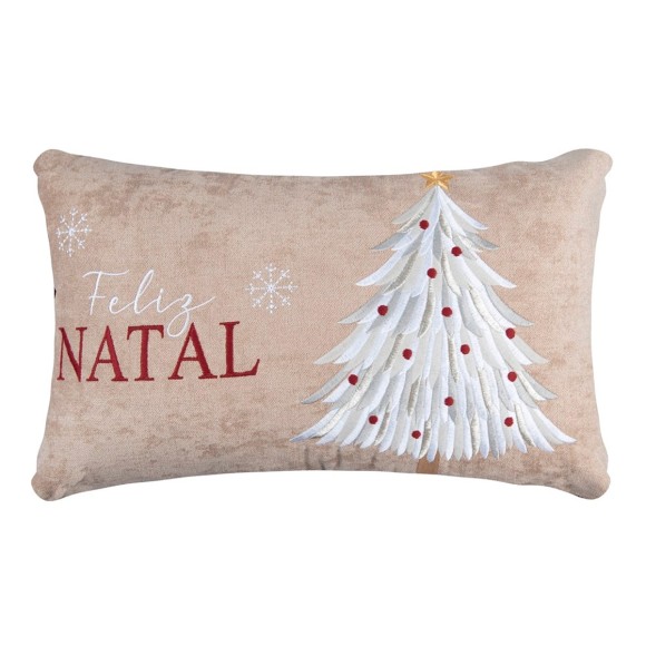 ALMOFADA BAGUETE NATAL BORDADO - BELCHIOR