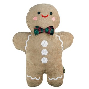 ALMOFADA NATAL BISC. GENGIBRE BORD - BELCHIOR