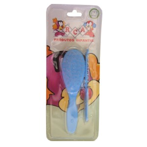 KIT PENTE/ESCOVA LISO (BLISTER)  (Campanha Ajudar é Amar - Doação)