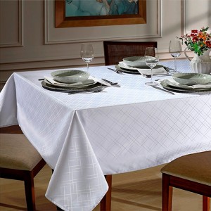 TOALHA MESA QUADRADA JACQUARD REQUINTE II- 4 LUGARES