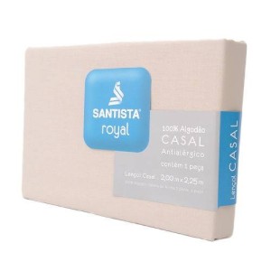 LENÇOL CASAL LISO C/ELÁSTICO