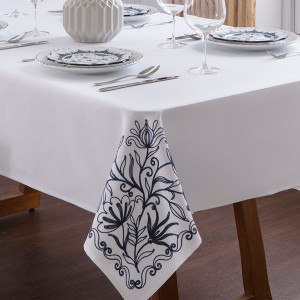 TOALHA MESA QUADRADA 8 LUGARES - HOLANDA ATELIÊ