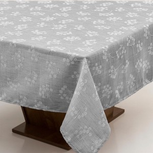 TOALHA MESA RETANGULAR BORDADO POLI - BAMBU - 1,80 X 2,20