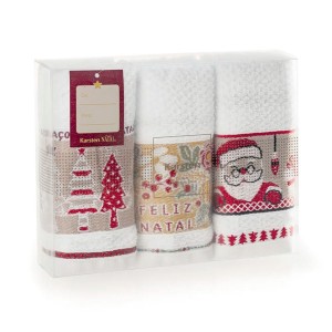 KIT C/3 PANO COPA NATAL FESTIVO - KARSTEN