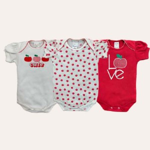 BODY MANGA CURTA C/3 FEMININO