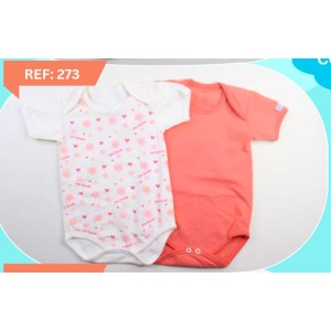 BODY MANGA CURTA C/2 FEMININO COMBINADO