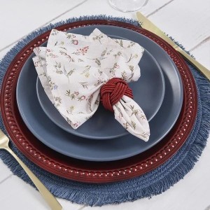 JOGO C/4 ARGOLAS P/GUARDANAPOS  TRACCIA