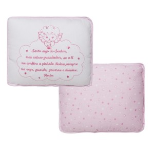 ALMOFADA BORDADA ANJO DA GUARDA