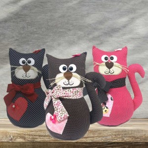 PESO PORTA GATO ARTESANAL