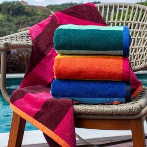 TOALHA BEACH STRIPES (550G/M²)