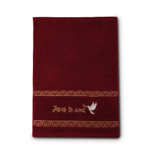 TOALHA LAVABO BORDADA NATAL (390G/M²)