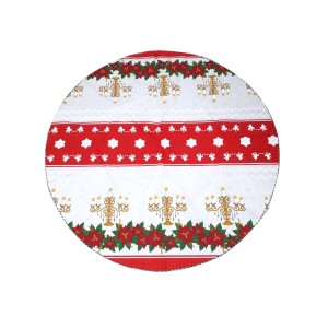 TOALHA DE MESA NATAL P.A. REDONDA