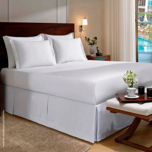 LENÇOL SOLTEIRO COM ELÁSTICO LISO PRIVILEGE (200 FIOS) - ANDREZA