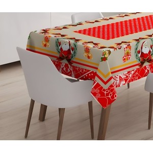 TOALHA MESA QUADRADA LINHÃO NATAL