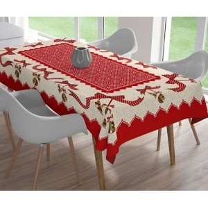 TOALHA MESA RETANGULAR NATAL