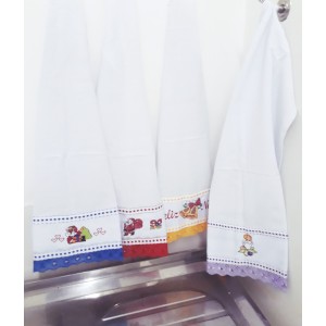 PANO DE PRATO ALVEJADO BORDADO VITORIA NATAL