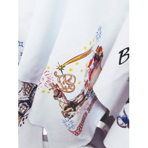 PANO DE PRATO ALVEJADO ESTAMPADO NATAL C/GLITER