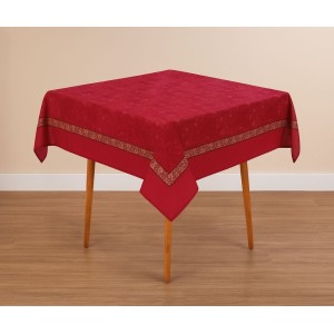 TOALHA MESA NATAL QUADRADA KARSTEN