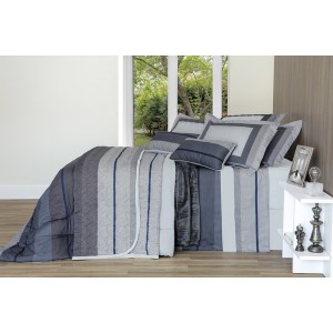 JOGO CAMA C/4 CASAL 300 FIOS SATINEE - KACYUMARA