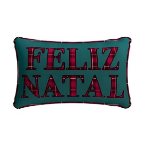 ALMOFADA BAGUETE NATAL C/ CORDÃO - BELCHIOR