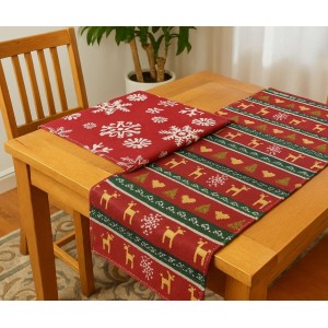 CAMINHO MESA JACQUARD NATAL