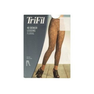 MEIA CALÇA LEGGING FLORAL TRIFIL